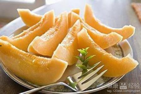 哈密瓜饭前可以吃,营养美味两不误